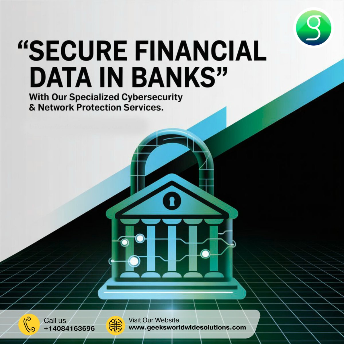 geek__solutions's tweet image. Protect What Matters Most
Your bank’s financial data deserves the highest level of security, We specialise in cutting-edge Cybersecurity & Network Protection to keep sensitive banking data safe
📞 Call us: +1 408 416 3696
#CyberSecurity #BankingSecurity #DataProtection