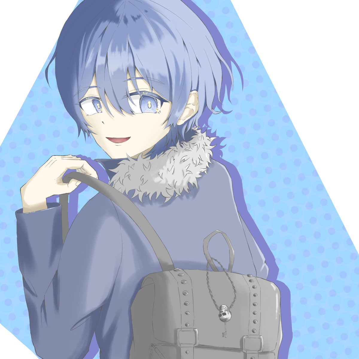 行ってきます！

#しぅま展
#絵描きさんと繋がりたい 
#私の絵柄が好みって人にフォローされたい
#あなたの推し絵師になれたらいいな