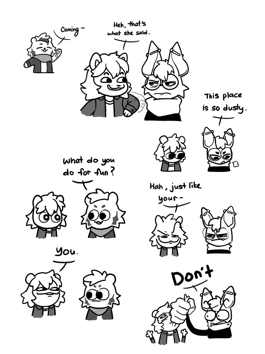 A lighthearted doodle as a warmup before I get to the angst.