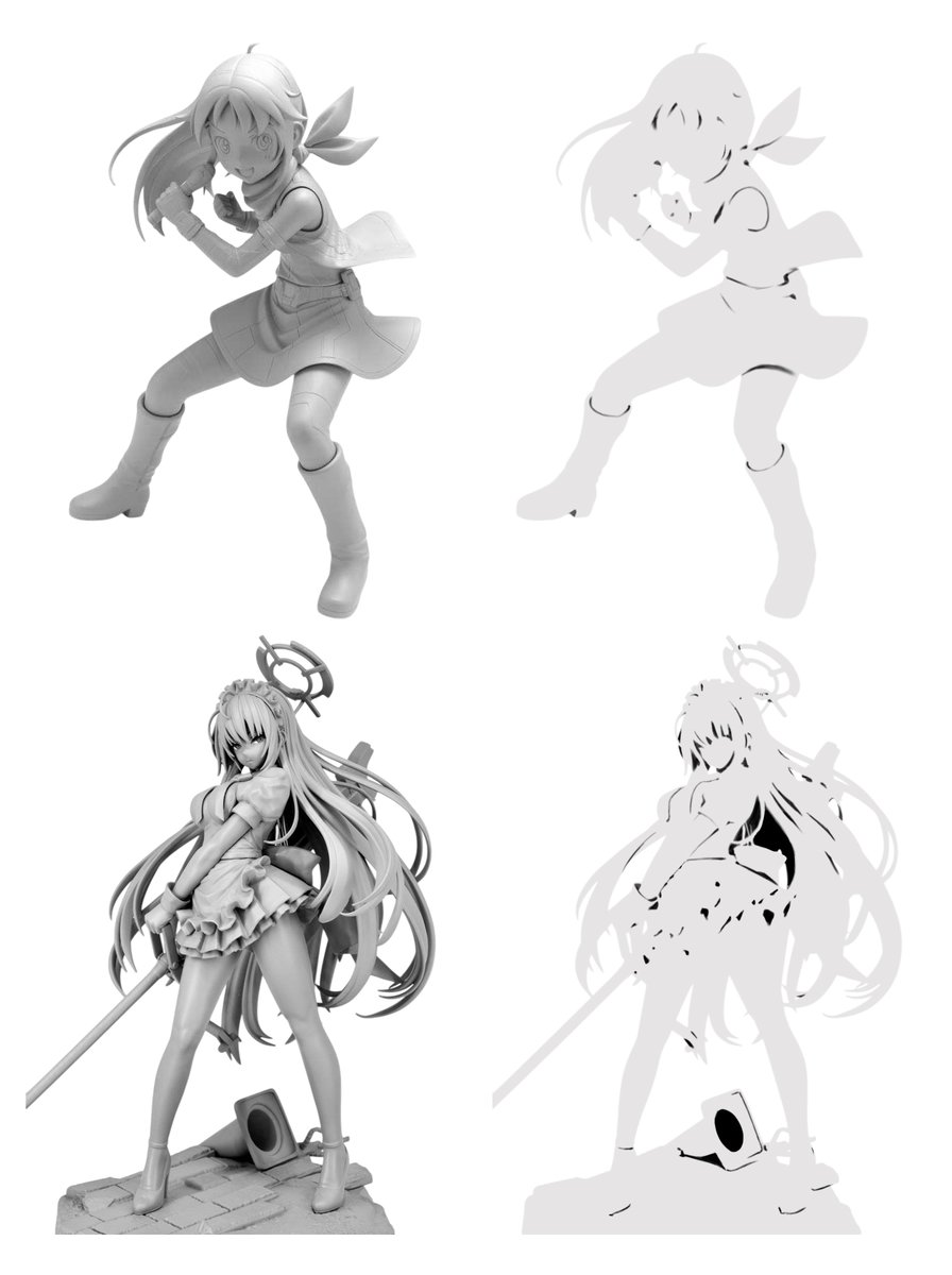 피규어로 오클루전 쉐도우 찾기 (블랜딩x)