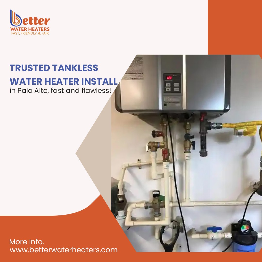 BtrWaterHeaters's tweet image. Homeowners in Palo Alto—say goodbye to bulky tanks! Upgrade to sleek, space-saving tankless water heaters with our expert installation. Instant hot water, anytime you need it. ✨💧

bit.ly/3YlzipO  

#PaloAltoHomes #TanklessWaterHeater #SmartInstall #BetterWaterHeaters