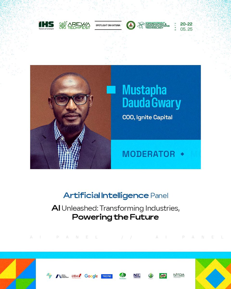 Enovatelab's tweet photo. As we gear up for the second edition of @ArewaTechFest in Katsina, weβre calling on all ecosystem players at all levels to support the event. Itβs a perfect opportunity to learn, connect, network and share opportunities. Looking forward to seeing you. #arewatech #arewatechfest https://t.co/qdhXhMk4bC