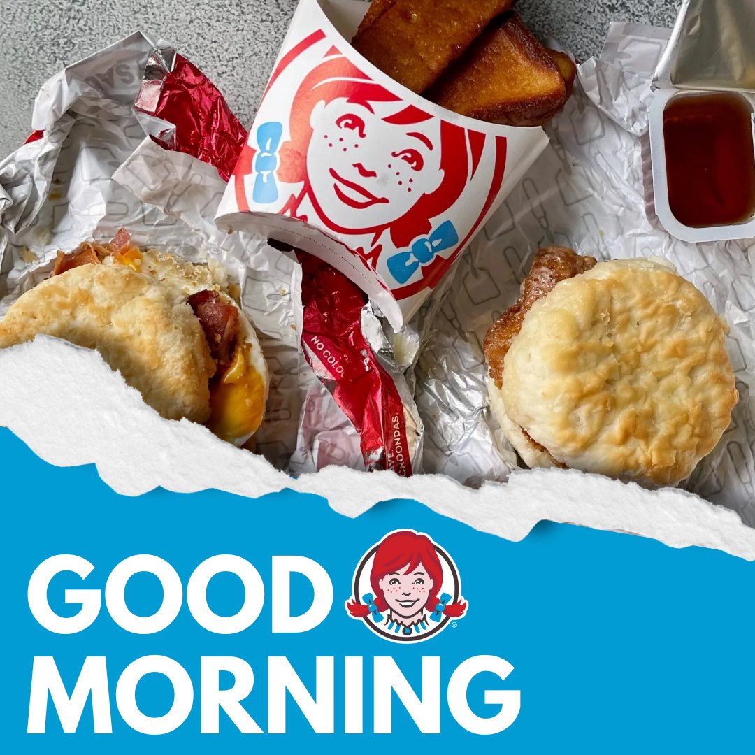 The best way to ensure a good morning is to start it with Wendy's breakfast!