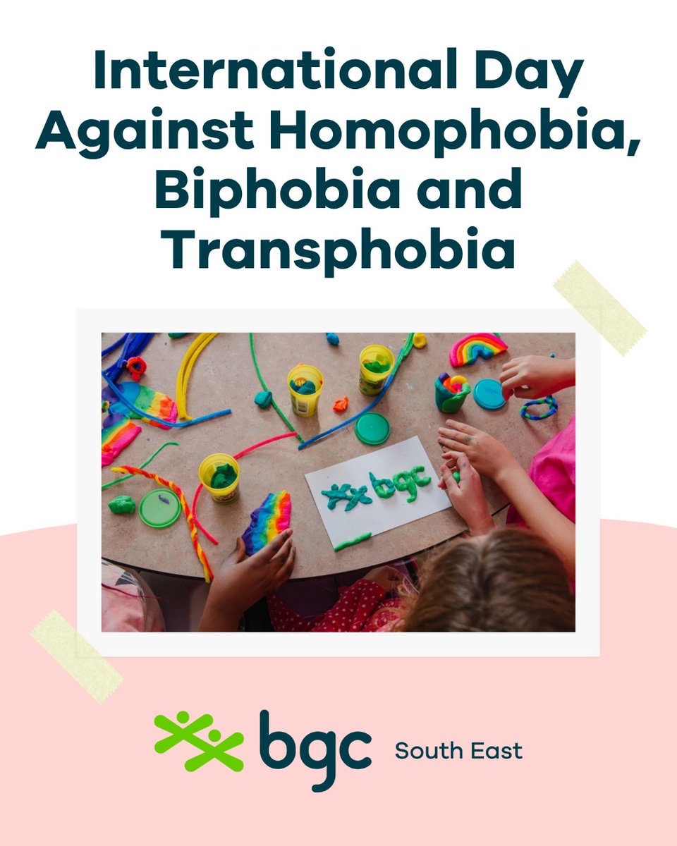 Today is the International Day Against Homophobia, Biphobia, and Transphobia. 🏳️‍🌈

At BGC South East, we stand proudly with 2SLGBTQIA+ communities and reaffirm our commitment to creating safe, inclusive, and affirming spaces for all children, youth, and families.
