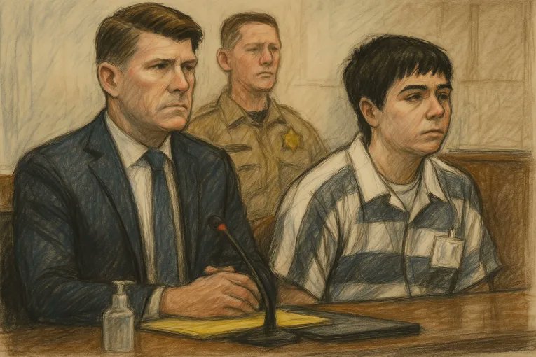 DavisVanguard's tweet image. Carlos Reales Dominguez is on trial for a 2023 stabbing spree in Davis, with the trial featuring testimony from law enforcement and civilian witnesses. The defense challenges the reliability of evidence presented by the prosecution. 

#davisstabbing, #carlosreales, #trialupdate,…