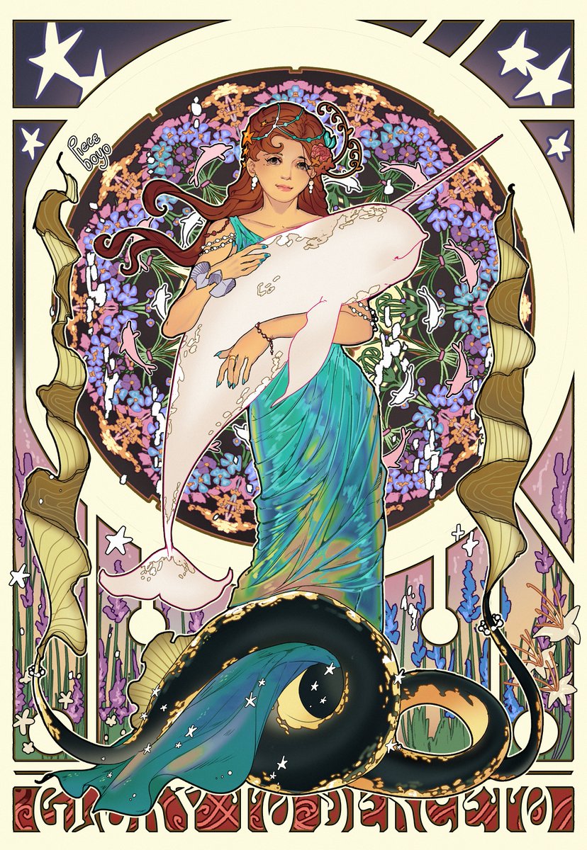 #mermay #mermay2025 
Derceto, or Artagatis. I keep posting this because i love it so so much.