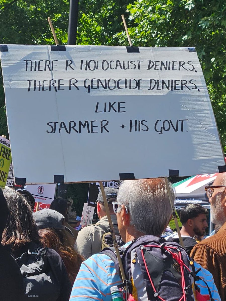 HAPPENING NOW the sheer number of Holocaust denying, holocaust inverting tropes to be seen here is disgusting.