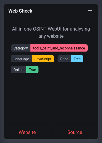 rawsec_cyber's tweet image. New tools were added on the #Rawsec #Cybersecurity Inventory

@noraj_rawsec added

📌 puncia by @arpsyndicate
📌 talkback by @elttam
📌 Web Check by @Lissy_Sykes
📌 gocheck by @gatariee

inventory.raw.pm