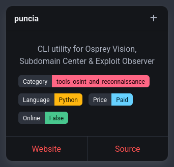 rawsec_cyber's tweet image. New tools were added on the #Rawsec #Cybersecurity Inventory

@noraj_rawsec added

📌 puncia by @arpsyndicate
📌 talkback by @elttam
📌 Web Check by @Lissy_Sykes
📌 gocheck by @gatariee

inventory.raw.pm