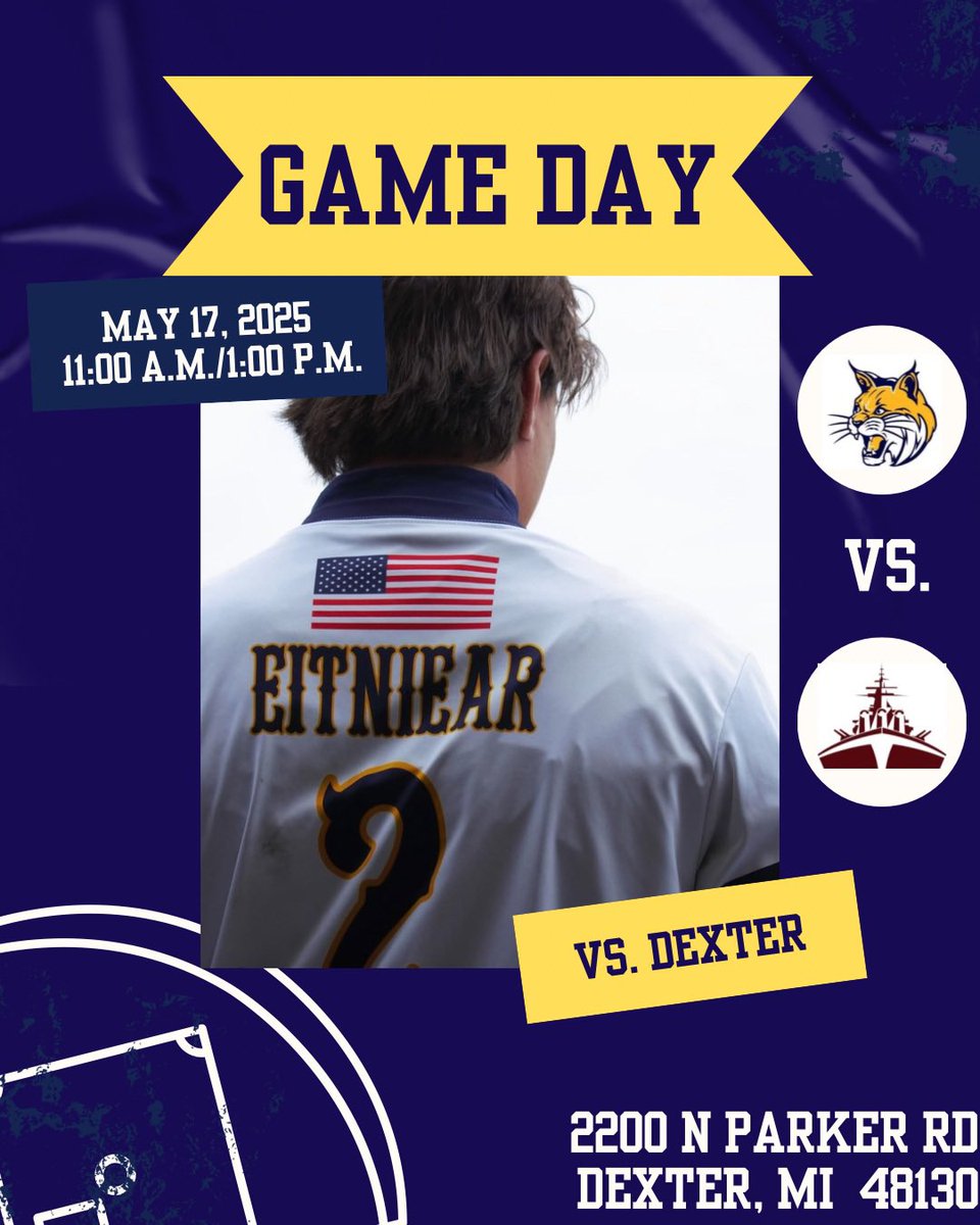 Ottawa-Lake Whiteford Baseball (@olw_baseball) on Twitter photo 🚨GAME DAY🚨
🆚Dexter
📍Dexter High School
⏰11:00 A.M./1:00 P.M.
<a href="/MHSBCA1/">MHSBCA</a> <a href="/StraightGasMI/">Straight Gas ⛽️</a> <a href="/PrepBaseMIScout/">Prep Baseball Michigan Scouting Coverage</a> 🚨GAME DAY🚨
🆚Dexter
📍Dexter High School
⏰11:00 A.M./1:00 P.M.
<a href="/MHSBCA1/">MHSBCA</a> <a href="/StraightGasMI/">Straight Gas ⛽️</a> <a href="/PrepBaseMIScout/">Prep Baseball Michigan Scouting Coverage</a>