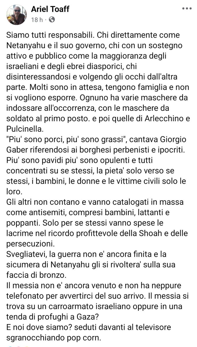 fabbjusufbis's tweet photo. "Siamo tutti responsabili"

Le dure parole del rabbino Ariel Toaff https://t.co/dZUVSBinj9