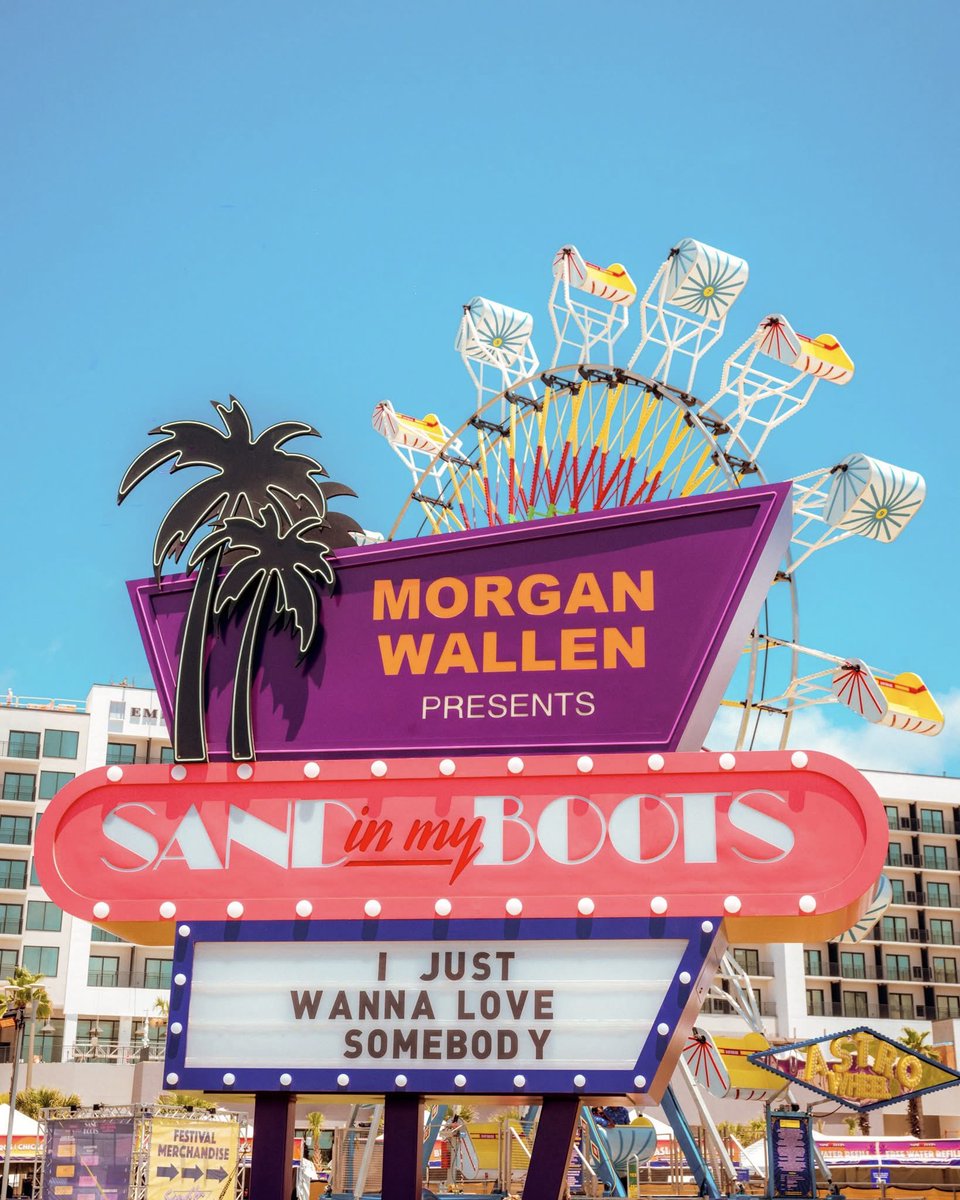 Views from the inaugural Sand In My Boots Fest in Gulf Shores, Alabama… #MorganWallen #SandInMyBootsFest #countrymusic
