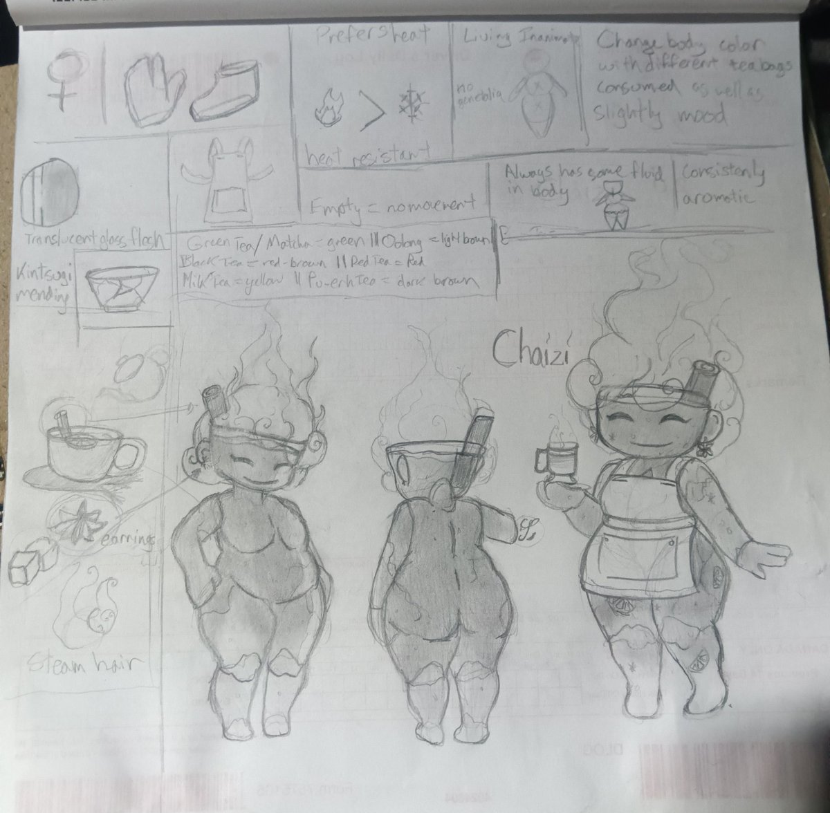 Spider269's tweet image. New character : Chaizi - Living Tea Girl
Added to my list of OCs
#doodle #characterdesign #shortstack