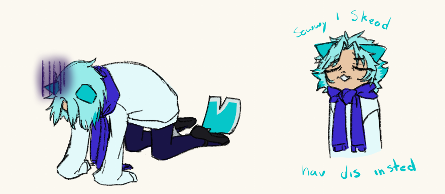 Azu_Xo_Solstice's tweet image. an temp at art was made but . . . i scared have a Petal Drake #HoloMarches #ruzadersona