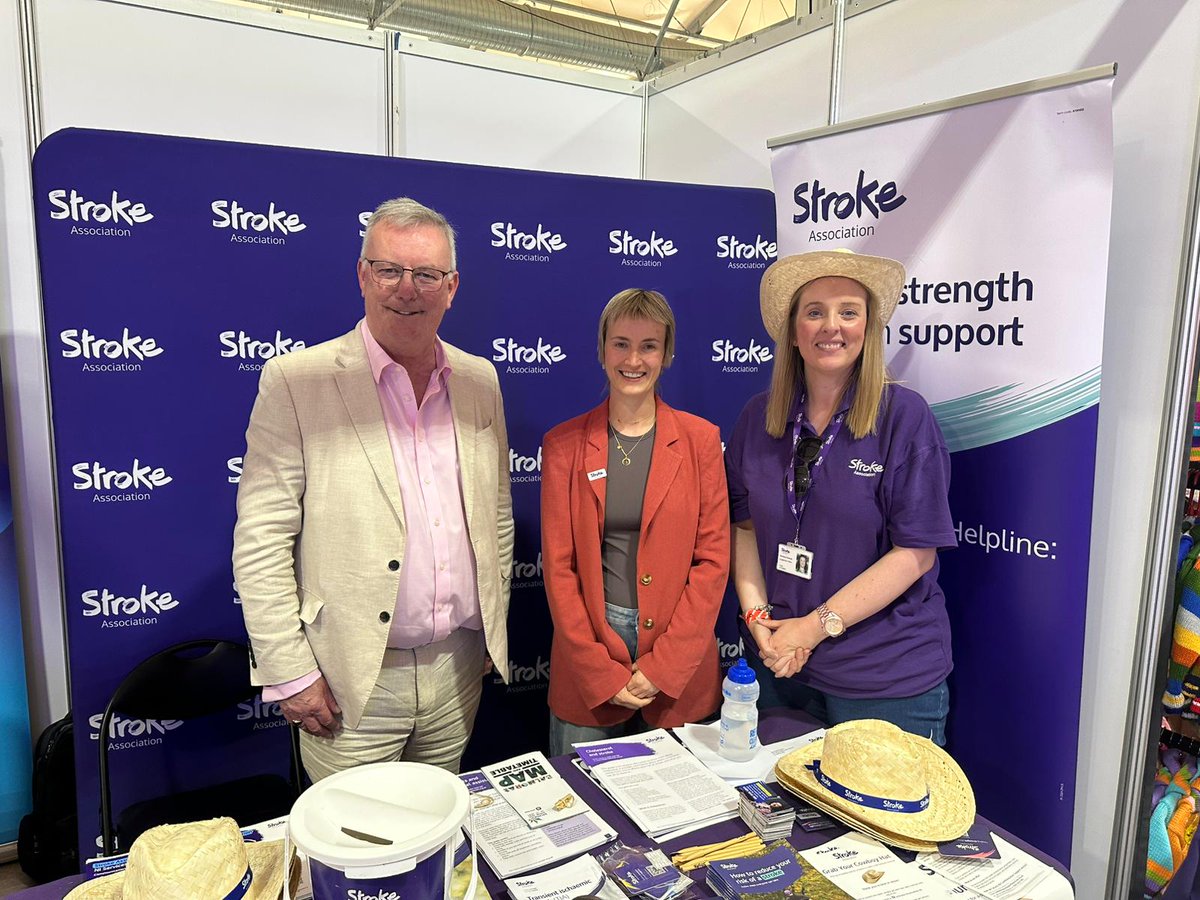 StrokeAssociation NI (@strokeassocni) on Twitter photo It's the final day of <a href="/balmoralshow/">Balmoral Show</a> and the busiest day yet.
Drop by our stand like Health Minister, Mike Nesbitt <a href="/healthdpt/">Department of Health</a> and find out about our local stroke support services and grab yourself one of the remaining cowboy hats! 🤠
#sheswarm #sun #tapsoffweather
#Balmoral2025 It's the final day of <a href="/balmoralshow/">Balmoral Show</a> and the busiest day yet.
Drop by our stand like Health Minister, Mike Nesbitt <a href="/healthdpt/">Department of Health</a> and find out about our local stroke support services and grab yourself one of the remaining cowboy hats! 🤠
#sheswarm #sun #tapsoffweather
#Balmoral2025