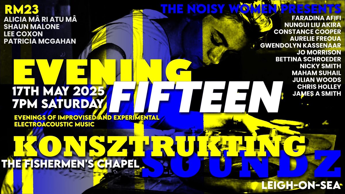 I’m taking part in this gig and will be joining <a href="/WomenNoisy23/">The Noisy Women Present</a> 💫 An evening of improvised and experimental music. Can’t wait to paint live there tonight 🎨
#art #music #improvisation #liveart #livemusic #freeimprov #painting