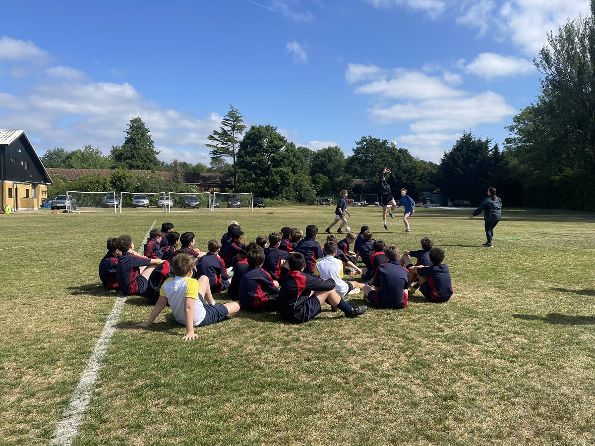 cvmssport's tweet image. A great morning at Twickenham for our Gaelic Football taster session. 72 pupils in attendance. Thank you to the parents, pupils and alumni who helped run the sessions and share their expertise to the Lower School pupils