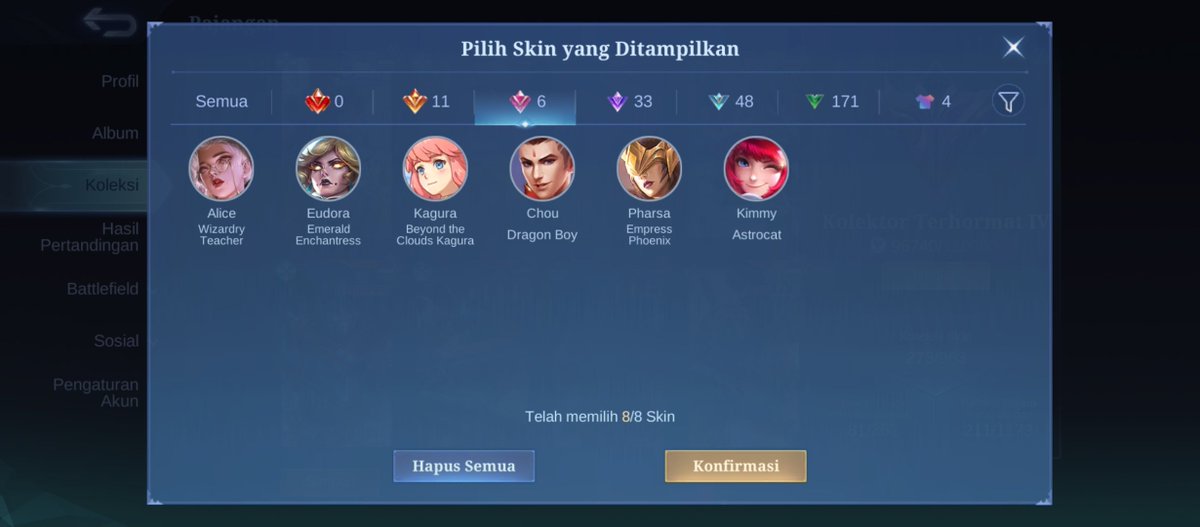 reigxen's tweet photo. Wts akun ml safe

Yz exoer, layla aspi, floryn &amp; change sanrio, Transformers Johnson roger Granger xbrog, Beatrix m4 prime, cc pharsa, kagura btc, luckybox kimmy alice chou eduora, recall tas-tas, low tier, dll.

Monsep allkos bisa ce
Price? 450k
t. wts wtb acc ml #zonauang https://t.co/TKMRzKjIfM