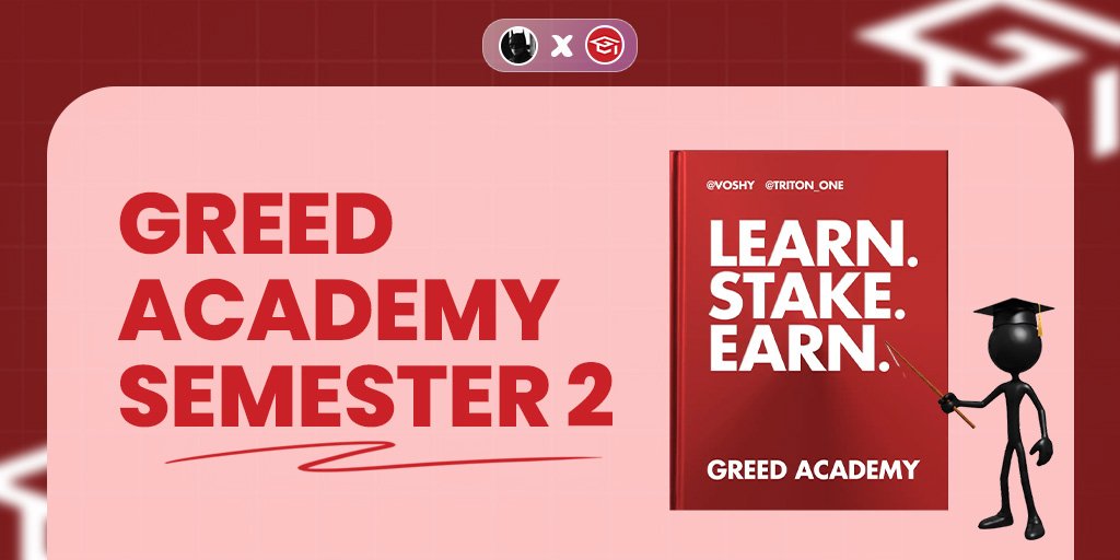 iamthehalo's tweet image. During @GreedAcademy’s first semester, over 1,000 students learned about Solana and got rewarded in the process.

One of them (@callahan_dks) made over $5k by the end.

Semester 2 is now live. 

Here’s how you can earn while you learn🔻
#Semester2