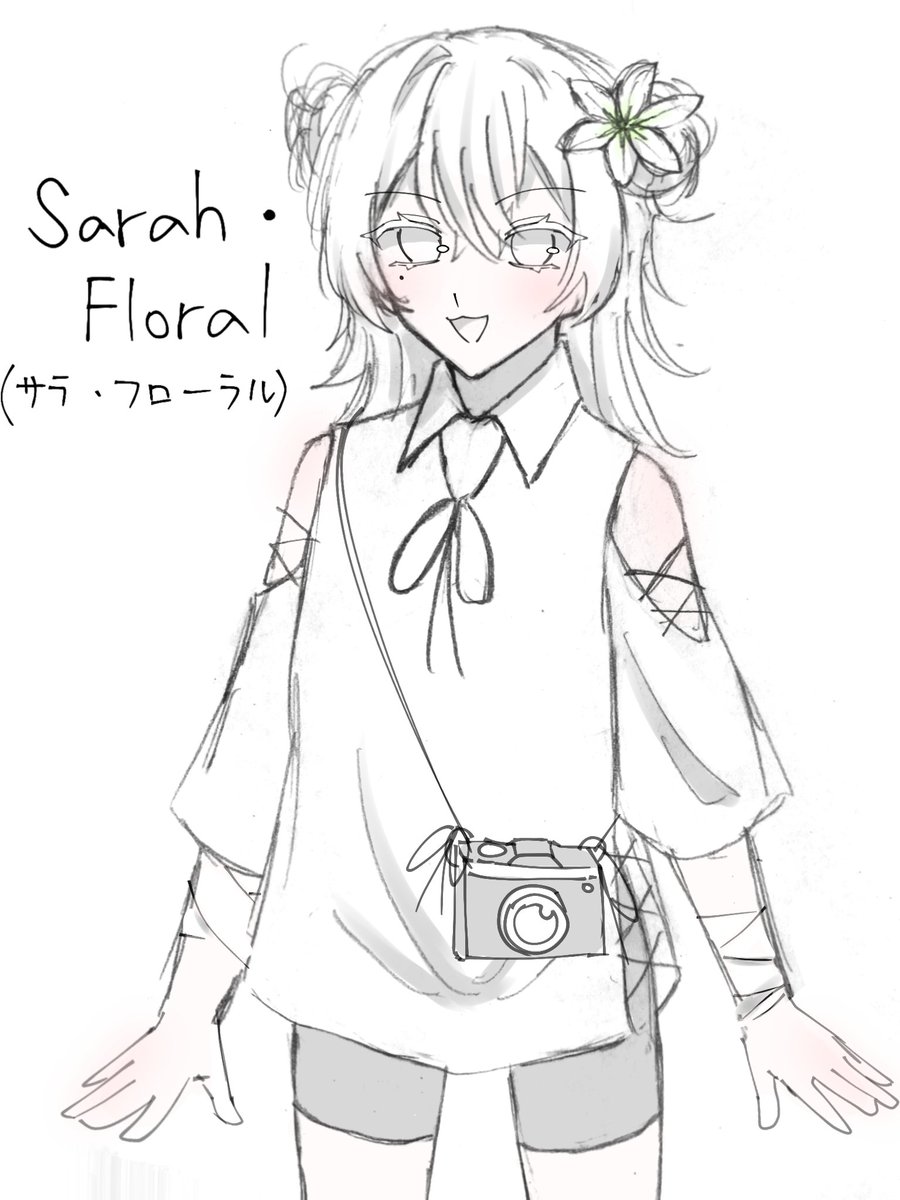 よその企画用に創作した子🤍