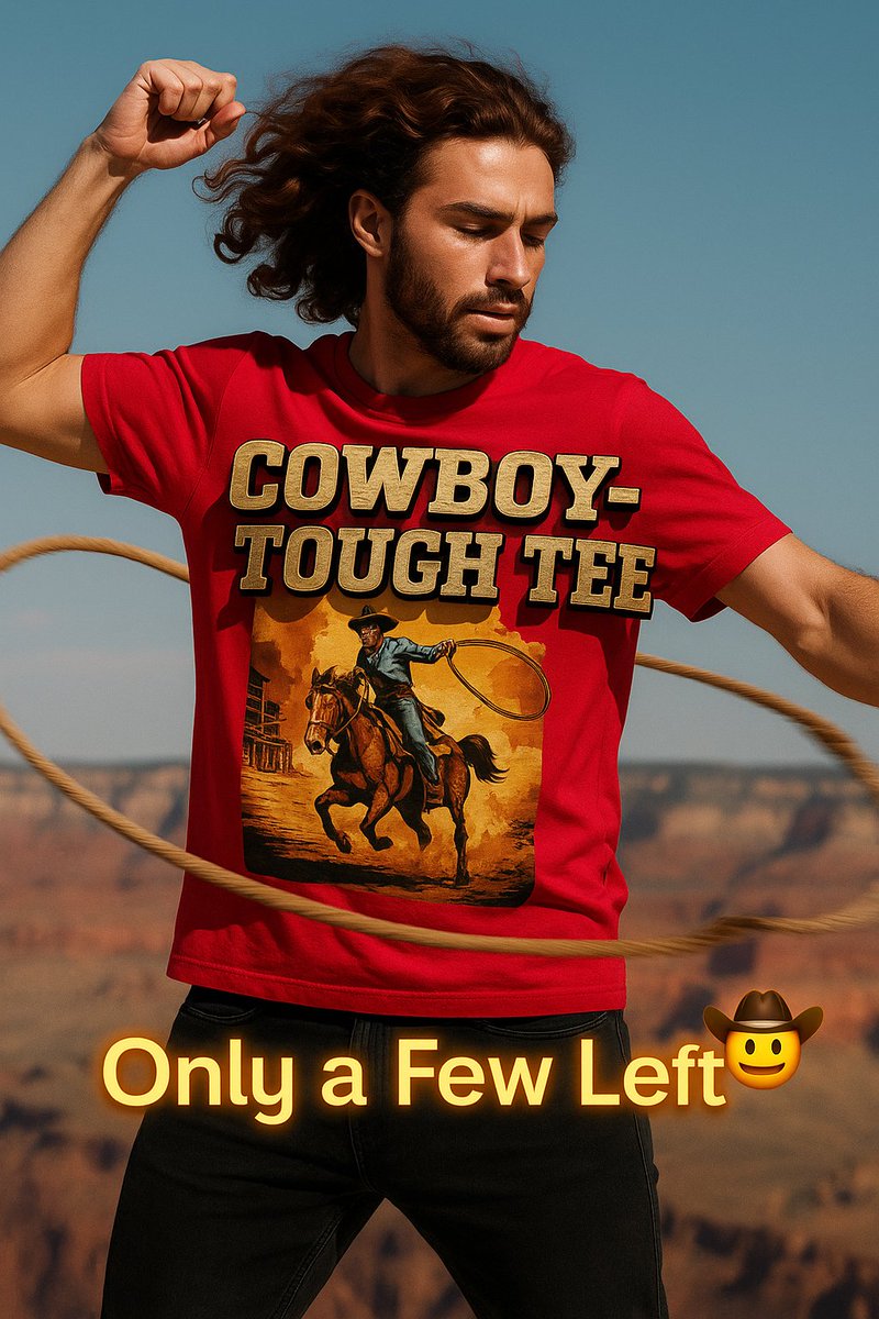 ddsboston24's tweet photo. Shrink-proof organic cotton cowboy tee 🤠 – we just dunked the Wild West Revival Tee in boiling water and it came out zero % shrunken!

GOTS-certified, heavy-weight, and built for real wear. 

Ready to test your own? 👉 https://t.co/vwBTt1hhSL

#cowboycore #organiccotton #shrinkproof #westernwear #sustainablefashion #ecoapparel #graphictee #slowfashion