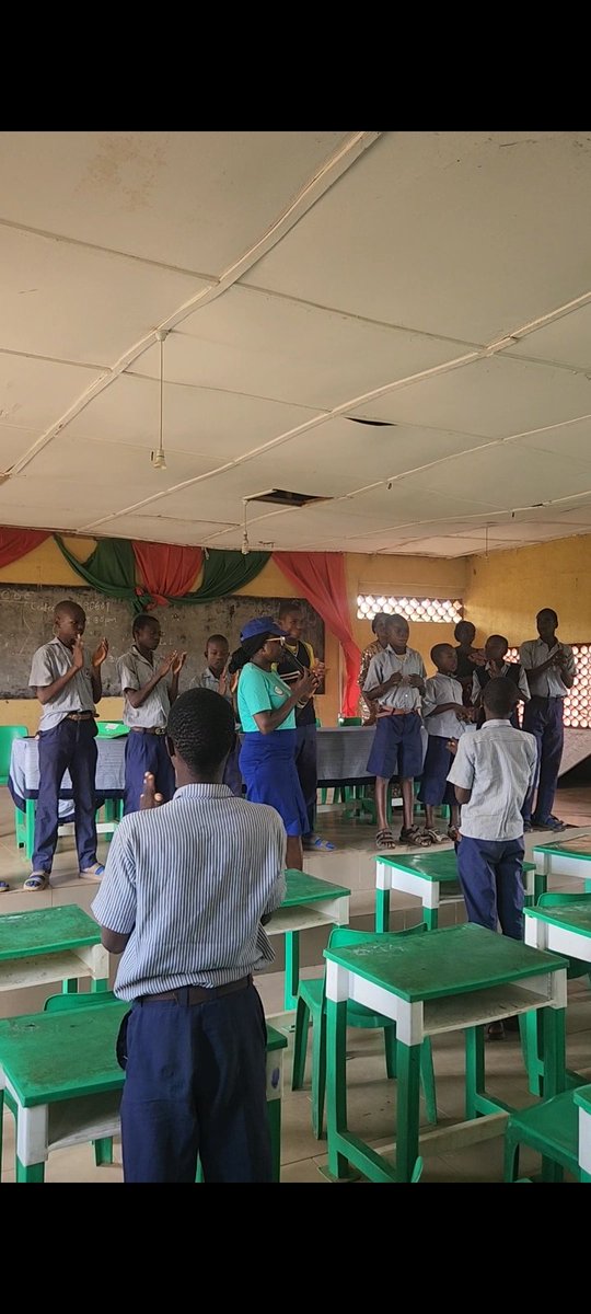 Today, I had the honour of leading our Sexual and Reproductive Health (SRH) team to Omooluorogbo High School, Akure in celebration of this year’s International Day of the Boy Child—and it was truly impactful.