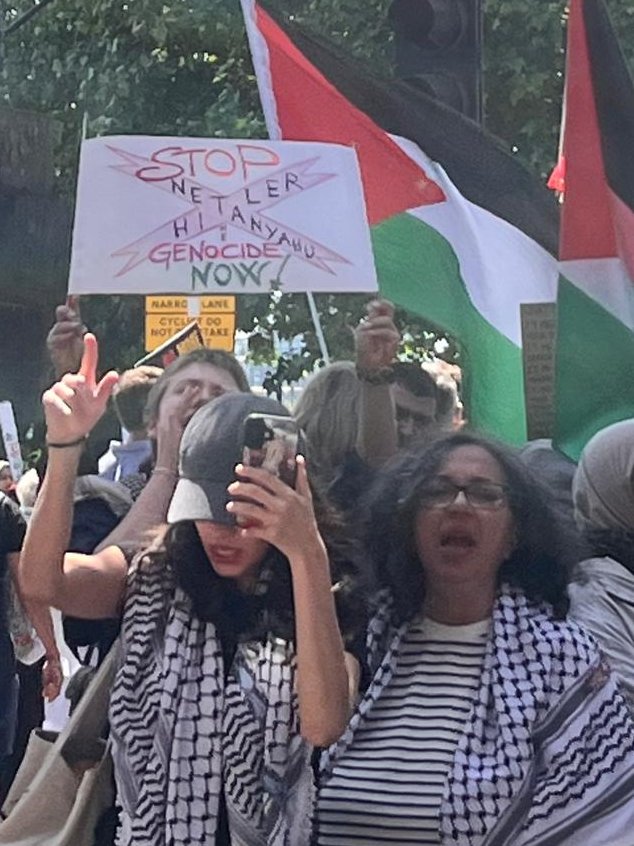 Jew haters have a strange fascination with Nazis, they attack them and also insist that Jews are Nazis so that they can justify their hatred of them. 

Nazi ideology places Jews at its heart as the people they need to kill to purify the world. Something they share with Hamas