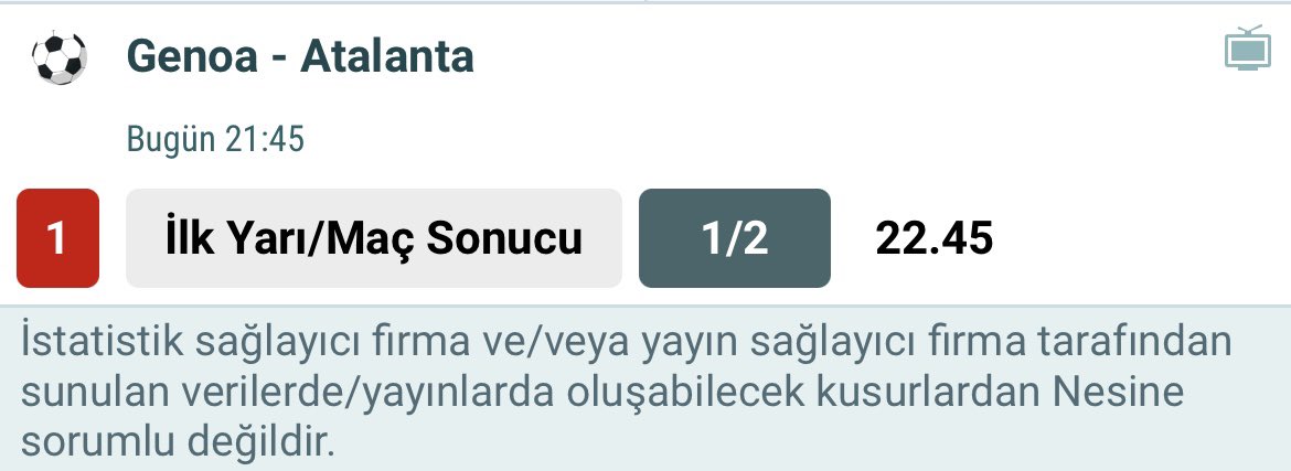 Güven :  ⭑  ✩ ✩ 

Bol Şans ☘️