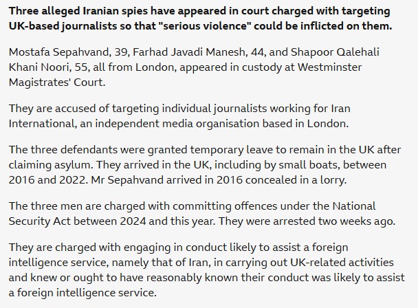 Enemies of our country are arriving in small boats. Only weak governments would allow this.

bbc.co.uk/news/articles/…