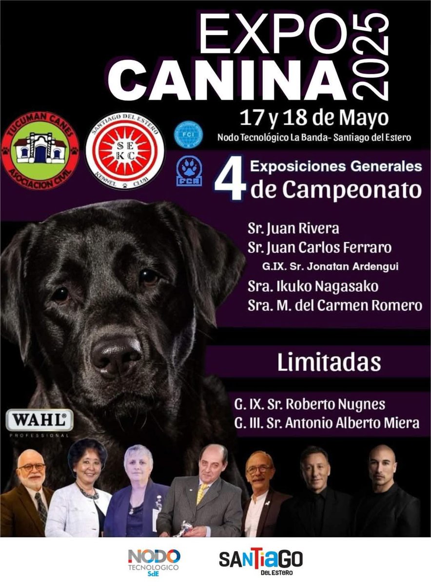 #HOY #ExpoCanina 2025 en el #Nodo 🐾

 📆 17 y 18/10, de 10 a 17 h 
Con excelentes ejemplares de canes, handlers y criadores de nuestro país. Contará con la presencia de jueces de Uruguay Brasil y Argentina. 

Entrada libre gratuita. No se podrá ingresar con mascotas.