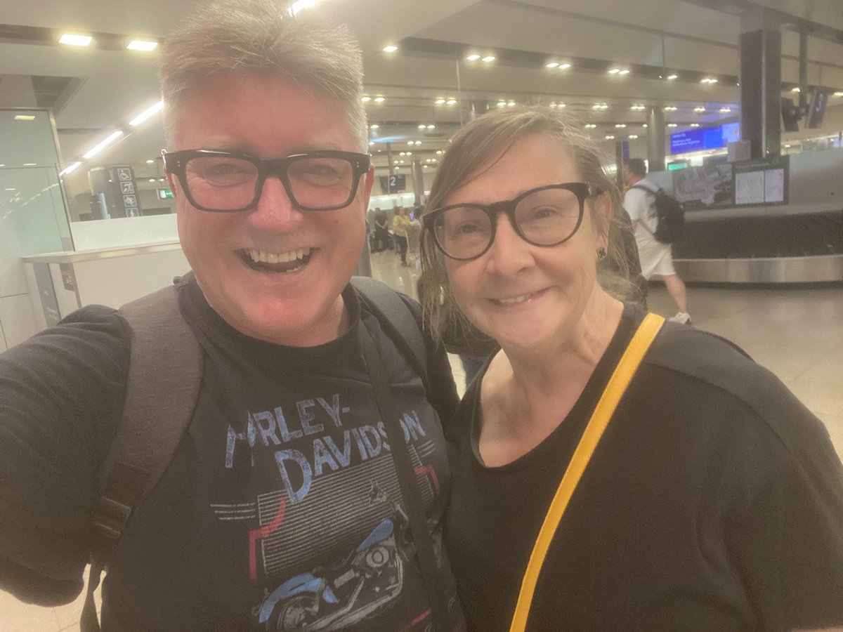 Just in from Auckland and Pauline was there to meet me n the airport. Well not really she was at passport with me but we were both excited to see each other 😂
