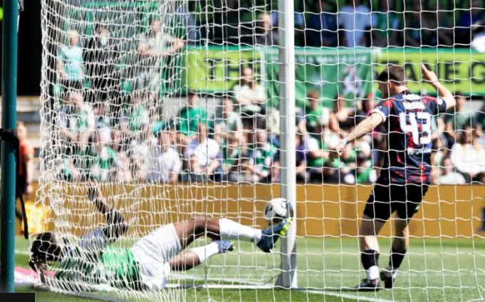 Can’t beat the referee, every angle shows the ball over the line. No goal, no corruption in Scottish football