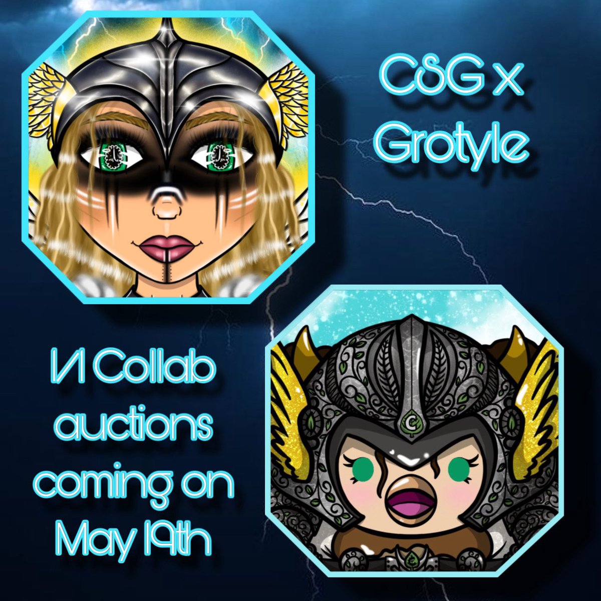 AlyssaDarlingCN's tweet photo. GM fam!💛
I'm so excited to announce my FIRST collab with the extremely talented @Daisyartss !😍
This theme really tested us but I'm blown away with how they came out💛
🪽AUCTION BEGINS 5.19.25 at 9am EST, 24 hrs
🪽starting bid 0.008 WETH
Can't wait to share the full reveal🥰
@ChitinNature 💘
#chitinnature #grotyle #classysassygirls #Collaboration #weekendvibes #SaturdayVibes #SaturdayMotivation #NFTCommunity #nftart #NFTCollections #nftcollector #NFTProject #Polygon #PolygonNFT #PolygonCommunity #PolygonNFTs #OpenSeaCollection #OpenseaNFTs #OpenseaPolygon #Web3 #Web3Community
