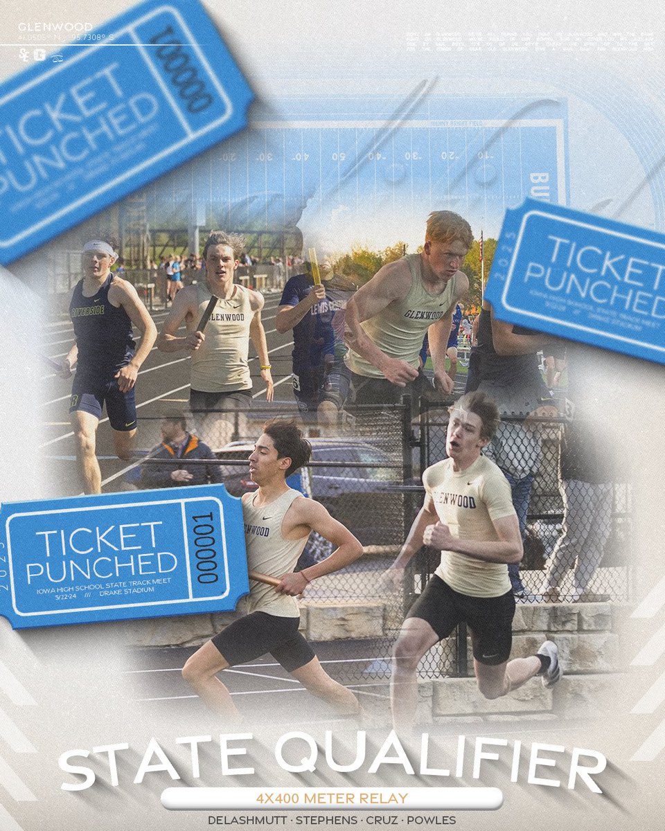 Glenwood Rams (@glenwoodrams) on Twitter photo Congratulations to <a href="/GlenwoodTrack/">Glenwood Track</a>’s 4 x 400 Relay Team of Cooper Delashmutt, Dylan Powles, Haze Stephens & Vcitor Cruz who punched their ticket to the State Track Meet. Congratulations to <a href="/GlenwoodTrack/">Glenwood Track</a>’s 4 x 400 Relay Team of Cooper Delashmutt, Dylan Powles, Haze Stephens & Vcitor Cruz who punched their ticket to the State Track Meet.