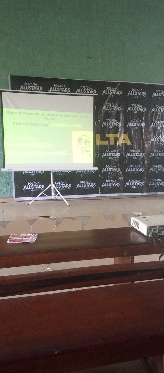 newsongcrypto's tweet photo. Leant a lot today in Solana Allstars event at DELSU.We talked about CV/resume building and the future of Web3.@AllstarsNG #LiveInDELSU #SolanaAllstarsNG https://t.co/cza9vBeGap