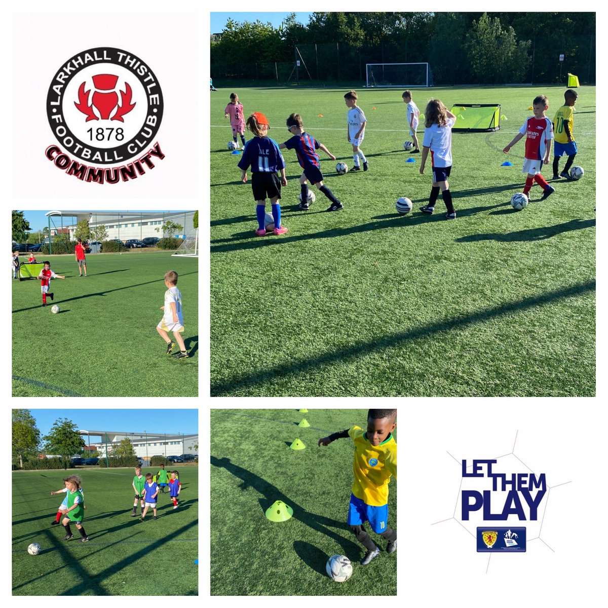 South West Region (@scotfasouthwest) on Twitter photo #LetThemPlay | A great Friday night in the ☀️ with the <a href="/LTCFCsc052983/">Larkhall Thistle Community FC</a> 2018s players & coaches 👏🏻🤩 A young group just absolutely learning & playing the game ❤️ Lots of touches, dribbling & SSG’s 🙌🏼 Brilliant support, encouragement & praise throughout from the coaches 🙏🏻🥳 #LetThemPlay | A great Friday night in the ☀️ with the <a href="/LTCFCsc052983/">Larkhall Thistle Community FC</a> 2018s players & coaches 👏🏻🤩 A young group just absolutely learning & playing the game ❤️ Lots of touches, dribbling & SSG’s 🙌🏼 Brilliant support, encouragement & praise throughout from the coaches 🙏🏻🥳