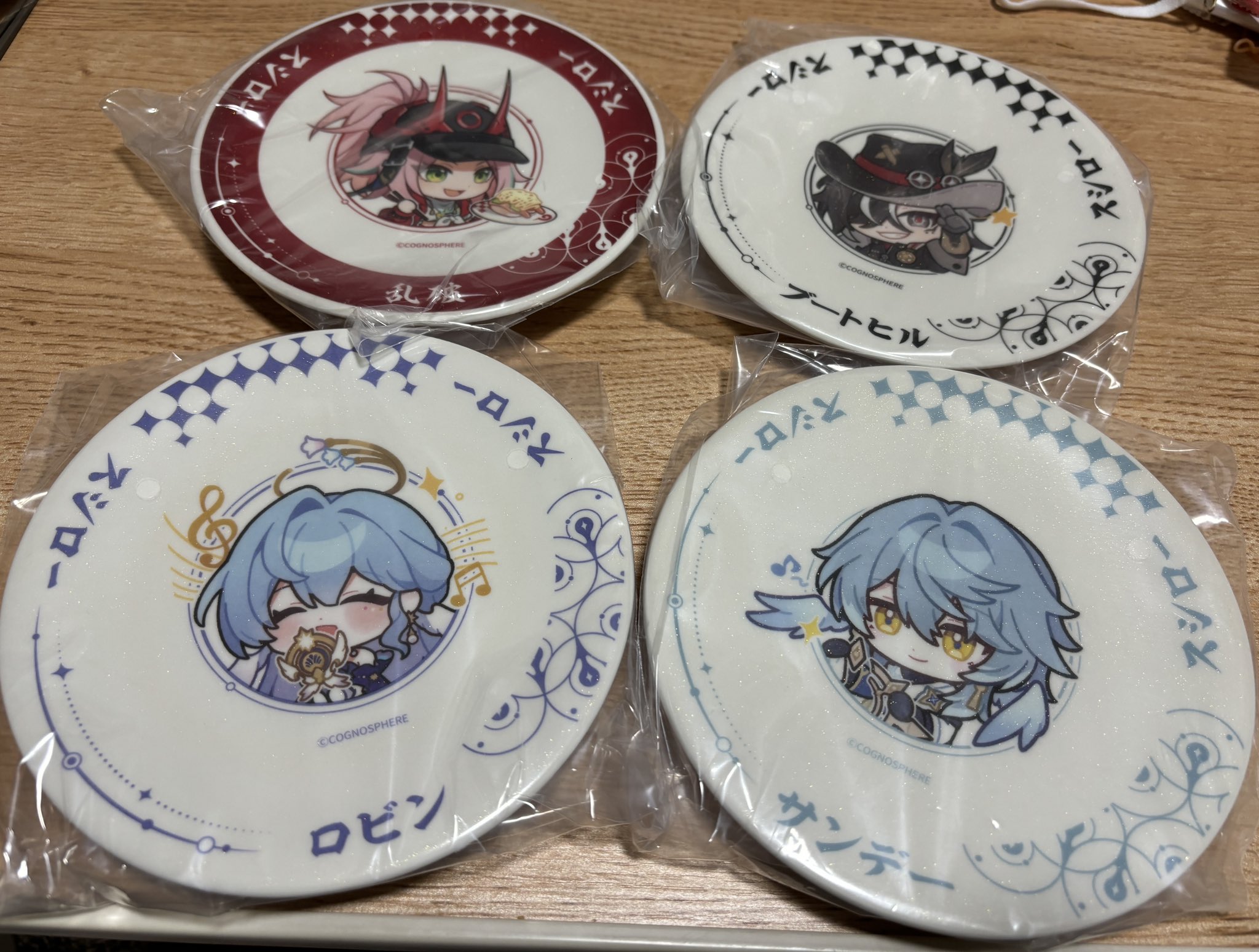 サンデー　ロビン　ブートヒル　乱破　すし皿　崩壊スターレイル　スタレ　スシロー サンデー ロビン ブートヒル 乱破 すし皿 崩壊スターレイル