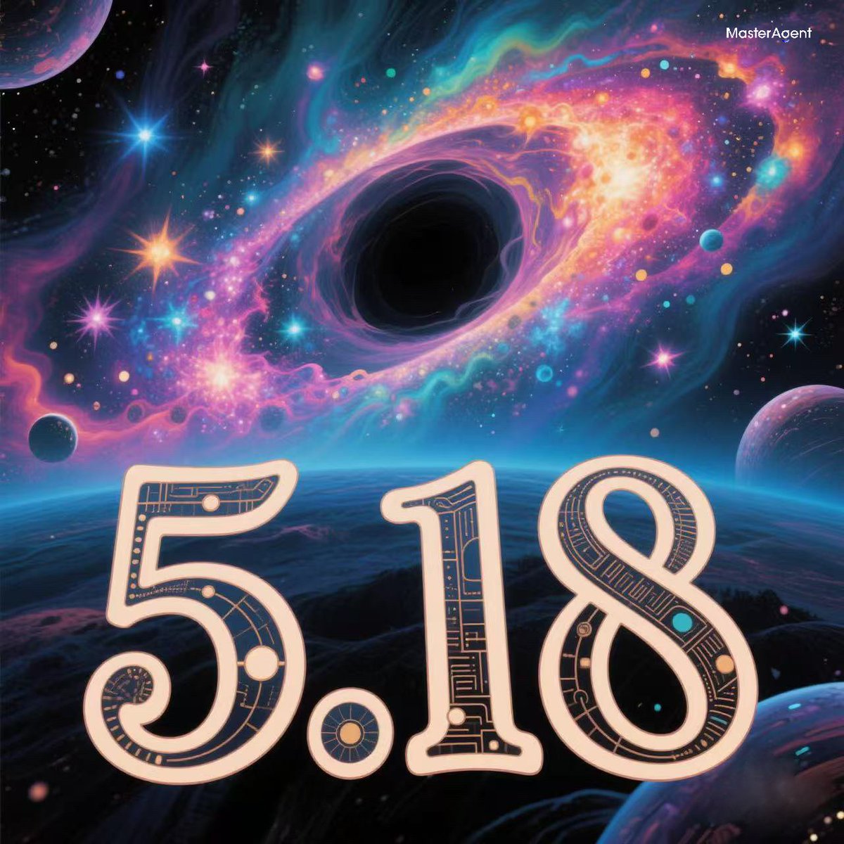 MasterAgent666's tweet photo. （Please not reading before Betelgeuse explodes, or your coffee maker starts debating the quantum entanglement of "42" and latte foam) https://t.co/sEQq1Fa4dN