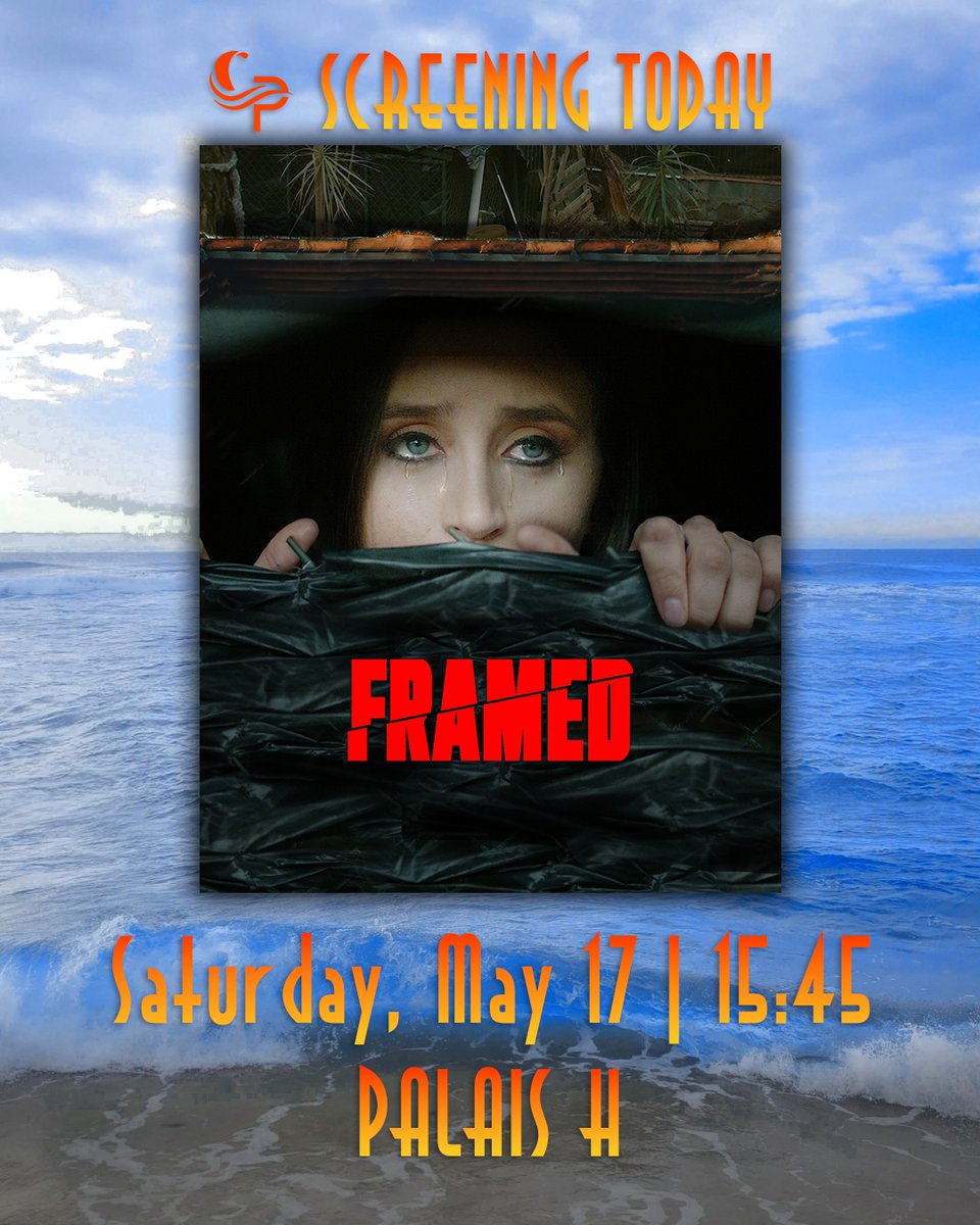📸  FRAMED 🔪    
        
Don't miss the screening TODAY at Palais H!         
        
A girl is deceived by a supposed photographer offering a photoshoot, but upon arrival she recognizes the photographer's intentions and tries to escape because she knows her life is in danger.