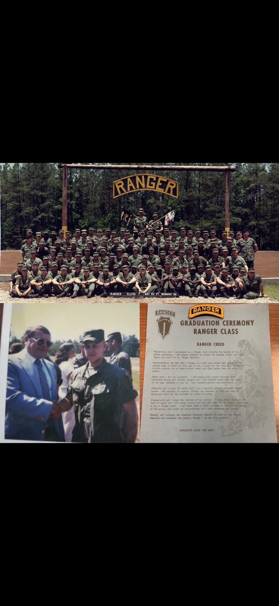 AlOrnoski's tweet photo. Ranger School graduation Class 7-84 May 17 1984. 41 years ago best day of my life. Set me up for success in the military and as a security practitioner around the world 🌏. Rangers Lead The Way (RLTW) 👊☝️🇺🇸🦏 https://t.co/ve4rJqoOg3