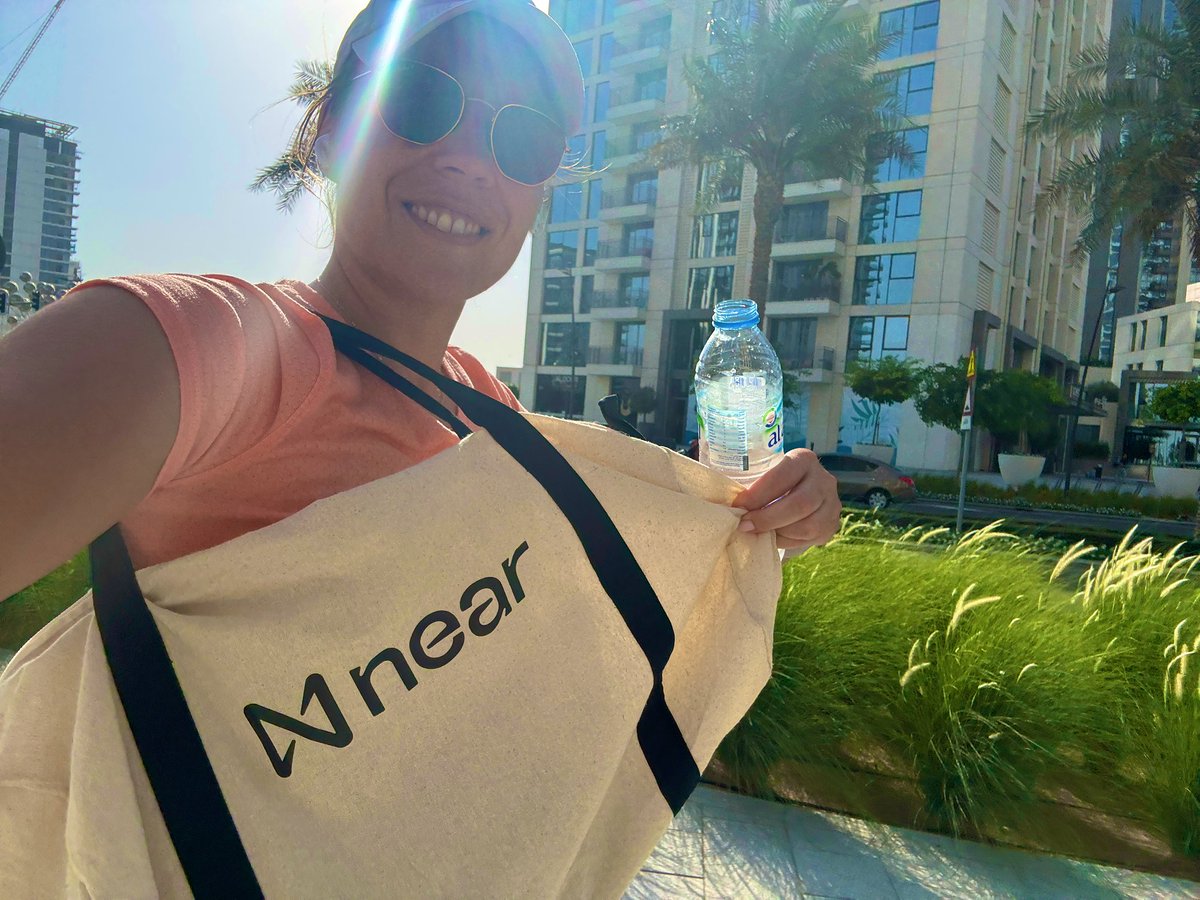 💪 <a href="/NEARProtocol/">NEAR Protocol</a> x Dubai x Pilates LFG. Best piece of merch ❤️😎