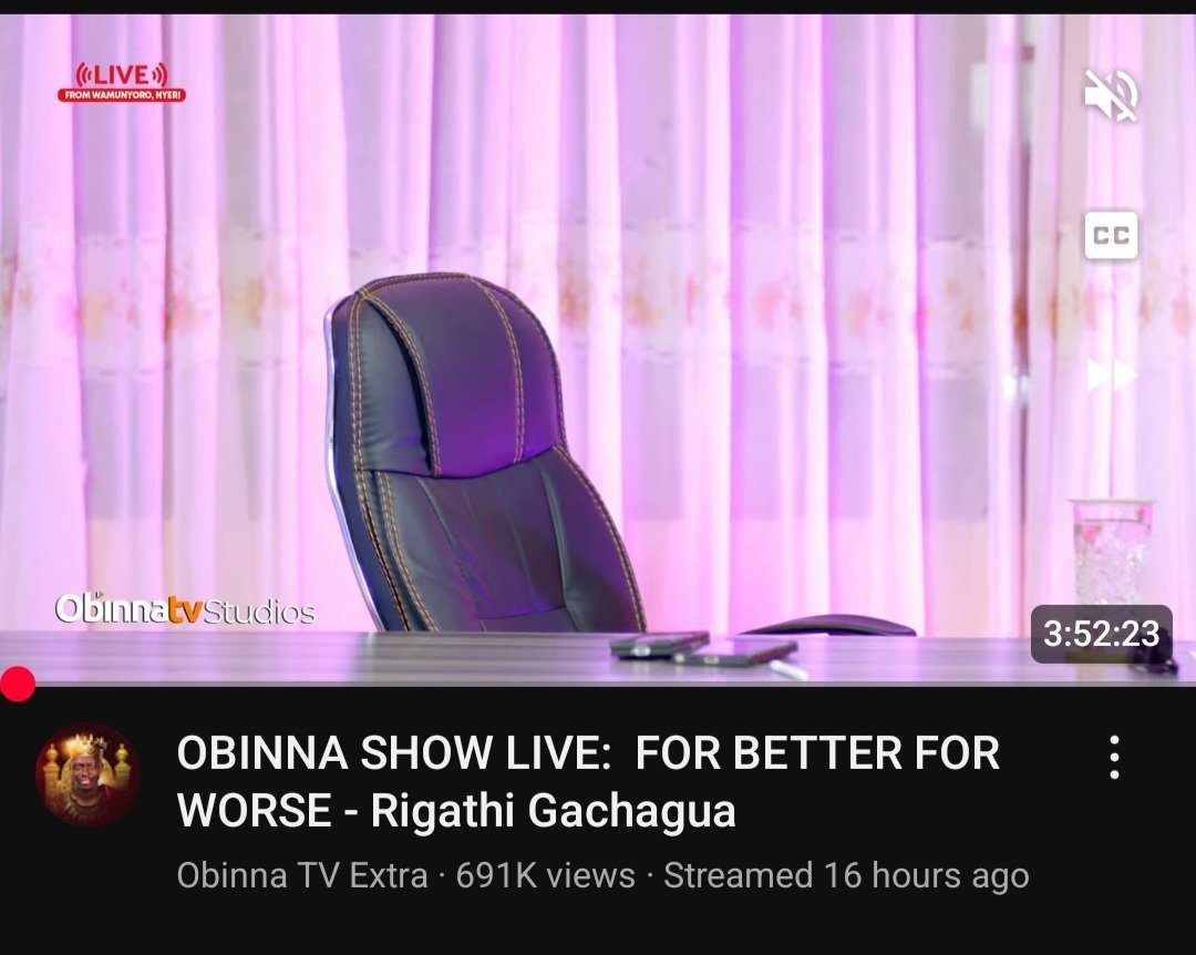 KenyanSays's tweet photo. Oga Obinna has broken the internet today. 691k views in less than 24hours for a 3hrs 50 mins interview. These are insane numbers! https://t.co/4aYmdz5ZoR
