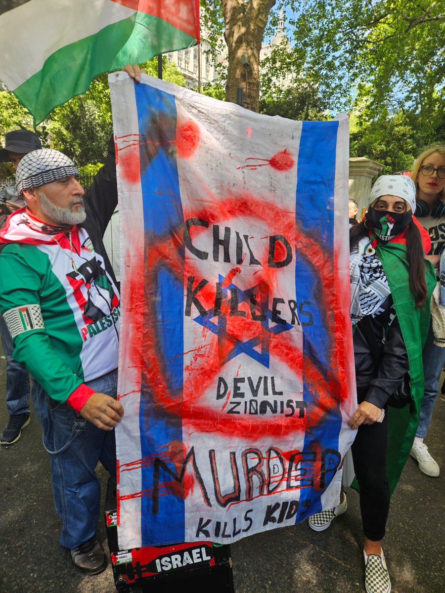 There is no reasoning with this. #Nakba77