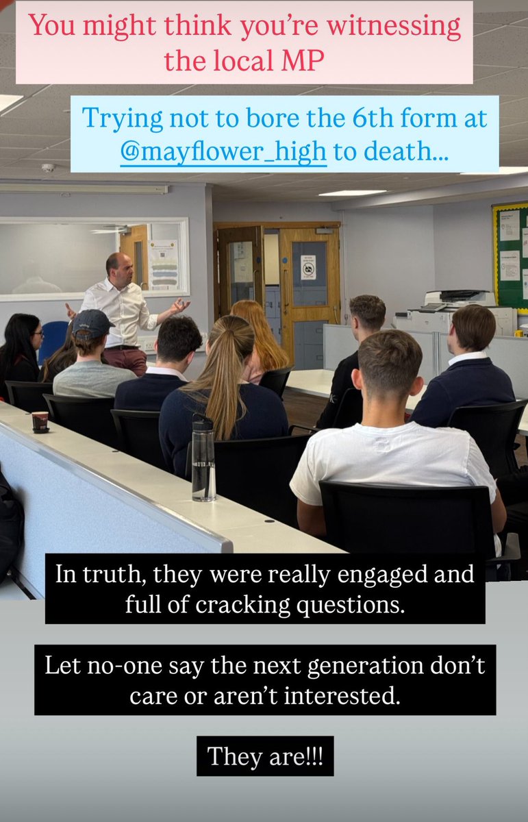 The truth is, whether they’re at Primary School or at 6th form, the vast majority of up people I meet are interested in their area, their country, and the wider world

There are also issues - such as crime - which they’re much more attuned to than older groups because they’re far