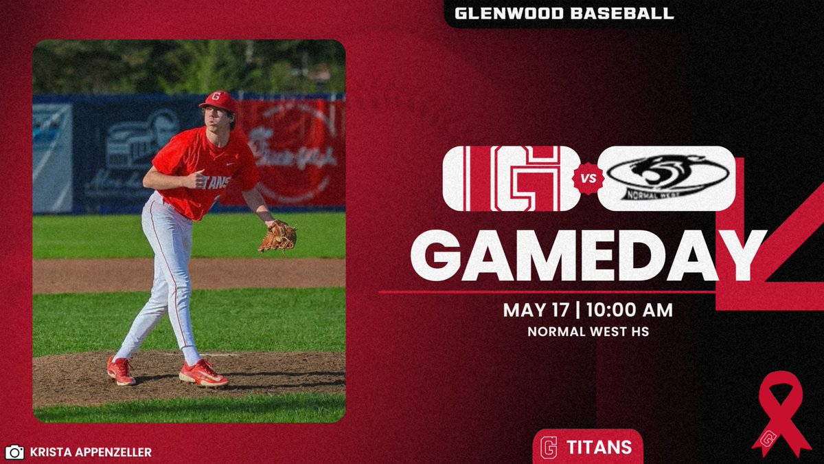 Gameday! Glenwood at Normal West. First pitch 10am! #GBASEBALL