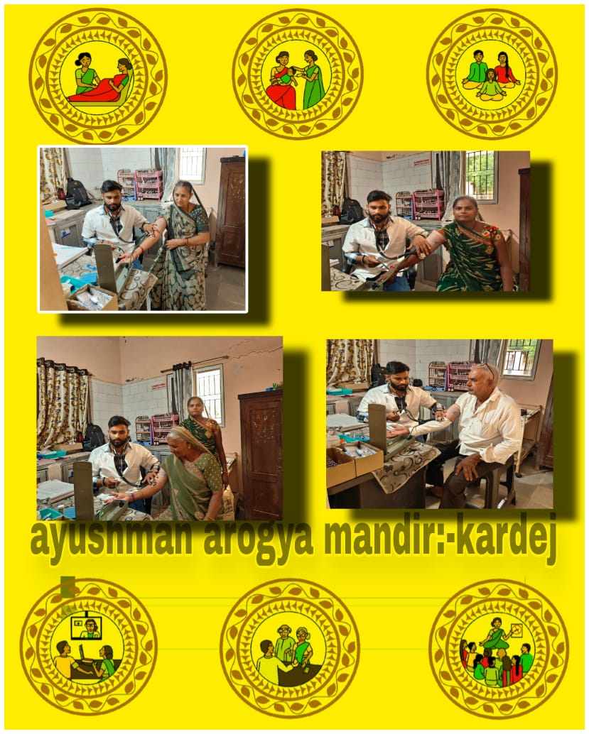 CDHOBhavnagar's tweet photo. આજે ભાવનગર જિલ્લામાં તમામ AAM ખાતે #WorldHypertensionDay ની ઉજવણી કરવા માં આવી.
૩૦ વર્ષથી ઉપરના લાભા��્થી ને બોલાવી ને સ્ક્રીનીંગ તપાસ કરવામાં આવી અને રોજિંદા જીવનમાં સ્વાસ્થ્ય સંબંધિત કેટલીક કાળજી લેવા માહિતગાર કરવામાં આવ્યા.
@MoHFW_INDIA 
@MoHFW_GUJARAT 
@GujHFWDept 
@NHMGujarat https://t.co/sqt4OD68Iq