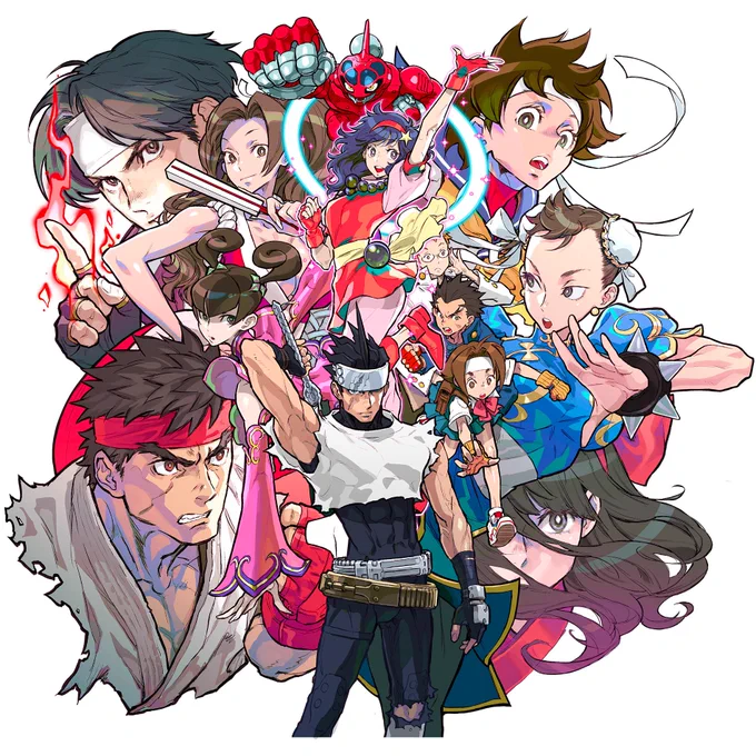 Official art | Capcom Fighting Collection 2 Artist: Kinu Nishimura