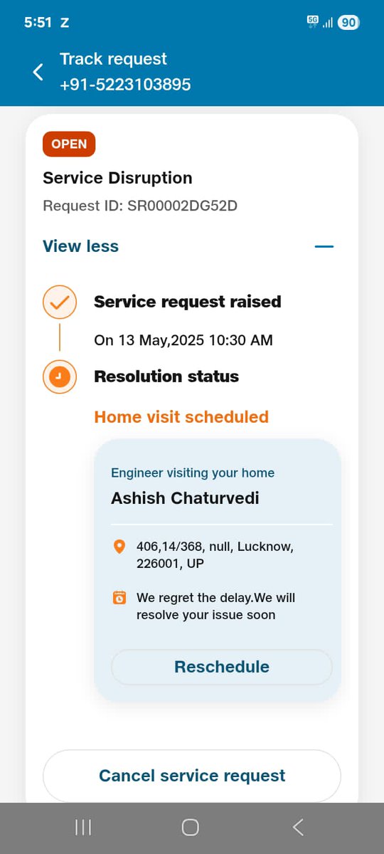 kumar70vivek's tweet image. This is worst service I have ever seen..
Still my issue not resolve..
It&apos;s been  5 days..I can&apos;t do my work without internet..
No response from jio care...
Worst service ...@JioCare @reliancejio #JioFiber