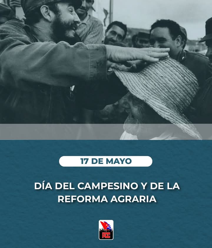 Muchas felicidades a nuestros campesinos en su Día y a su organización, la combativa #ANAPCuba, en el aniversario de su constitución. Éxitos en el #13CongresoANAP.