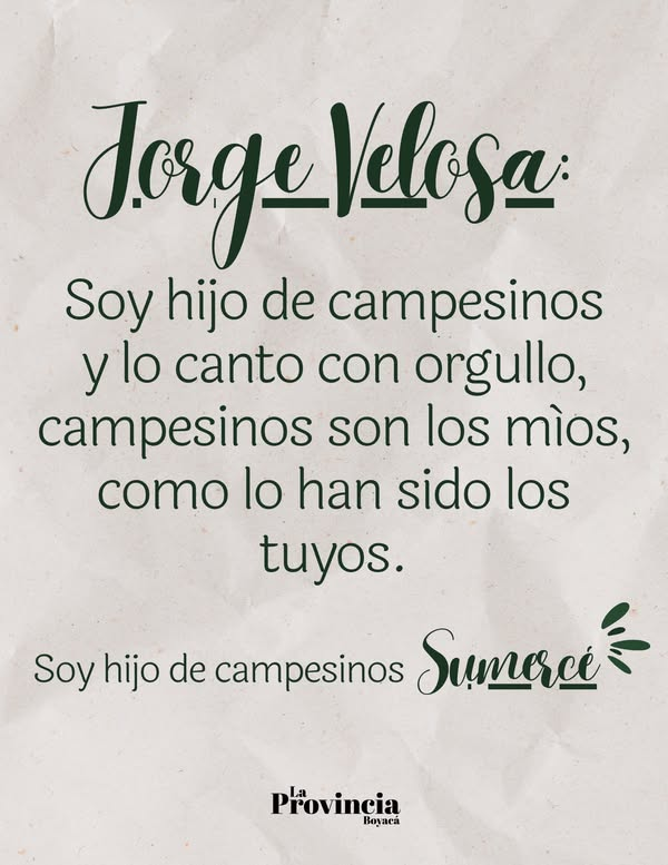 Cepeda_JuanP's tweet photo. https://t.co/GQtvt8W96x
La nueva canción de Jorge Velosa haciendo honor a su celebre frase
@_nuevas https://t.co/fTP1EGagIK